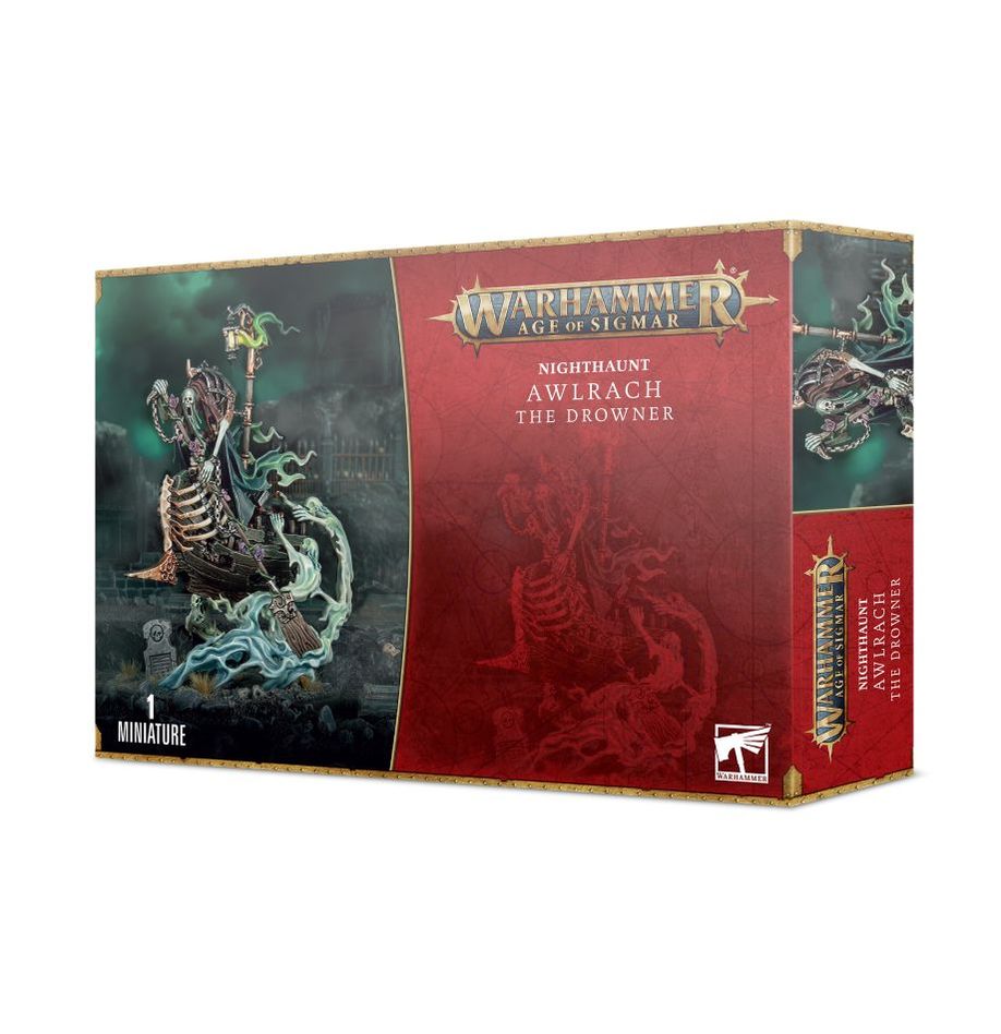 Games Workshop Nighthaunt Awlrach the Drowner box front, Warhammer Age of Sigmar