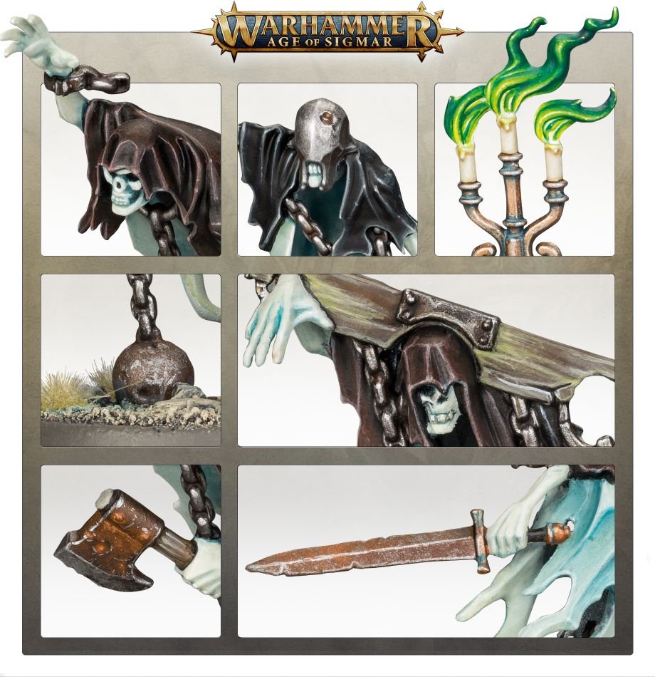 Nighthaunt: Chainrasps model detail - Loaded Dice