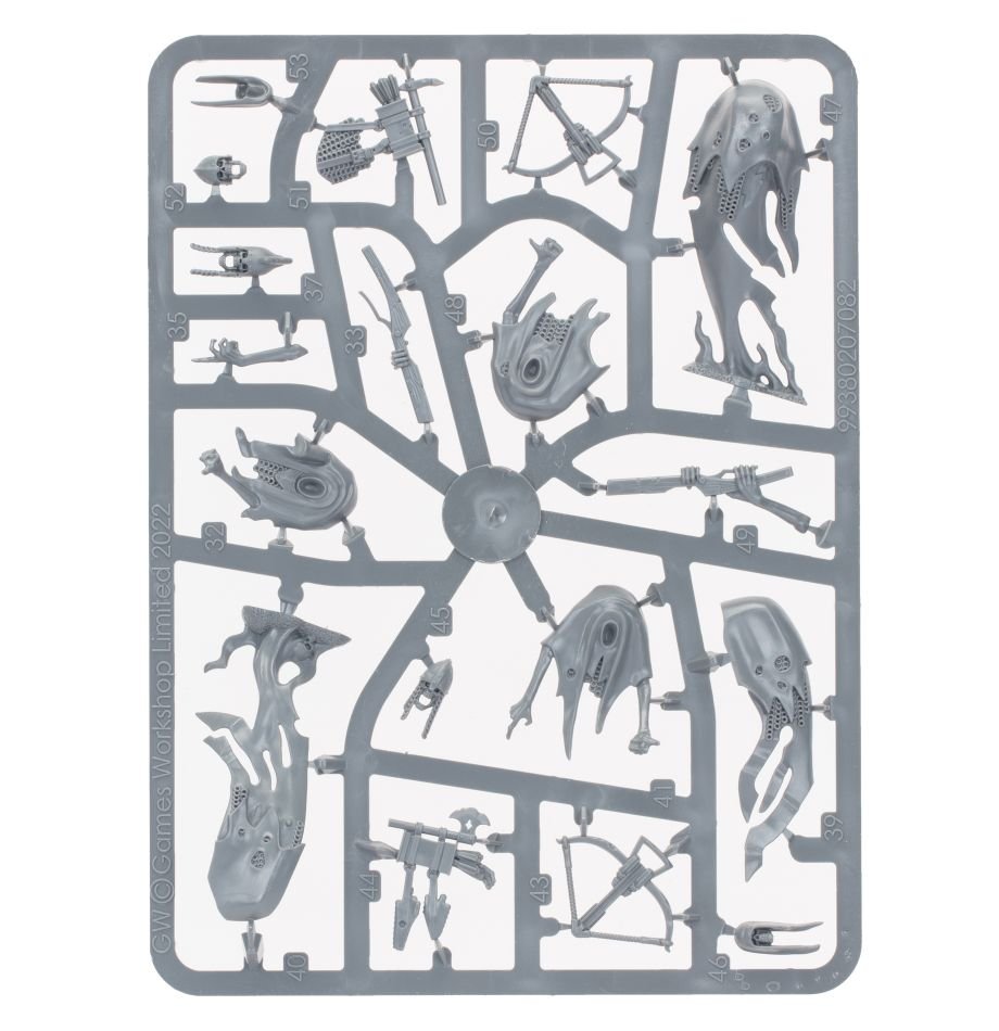 Nighthaunt: Craventhrone Guard sprue contents - Loaded Dice