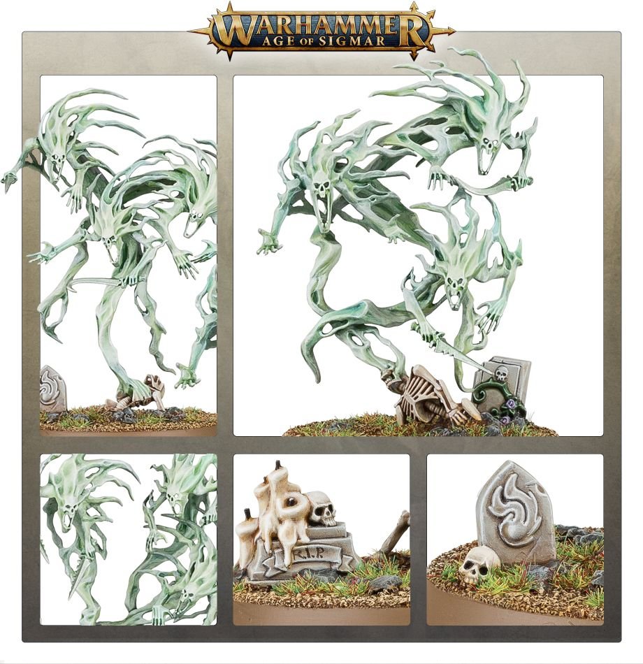 Nighthaunt: Spirit Hosts model detail - Loaded Dice