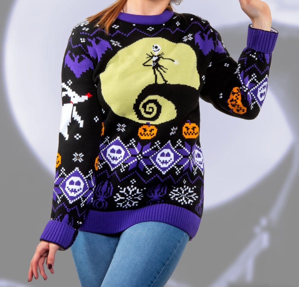 Nightmare Before Christmas Christmas Jumper 8-bit