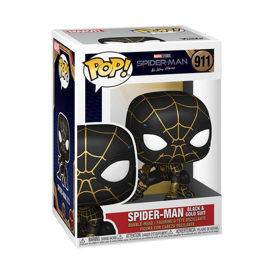 No Way Home Funko POP! Spider-Man (Black & Gold Suit) 9cm (911) - Loaded Dice
