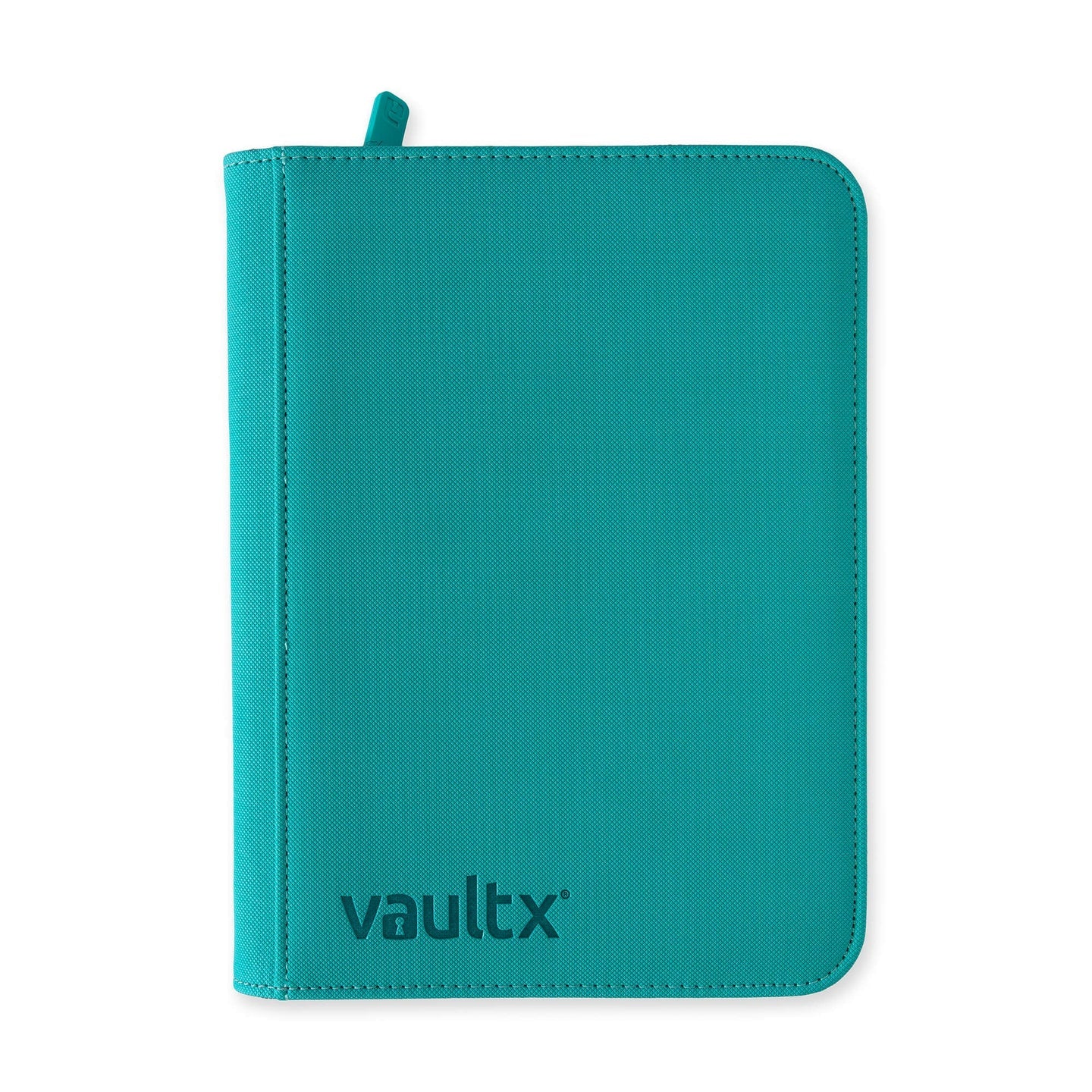 VaultX Exo-Tec Zip Binder - 4 Pocket - Ocean Blue (Teal)
