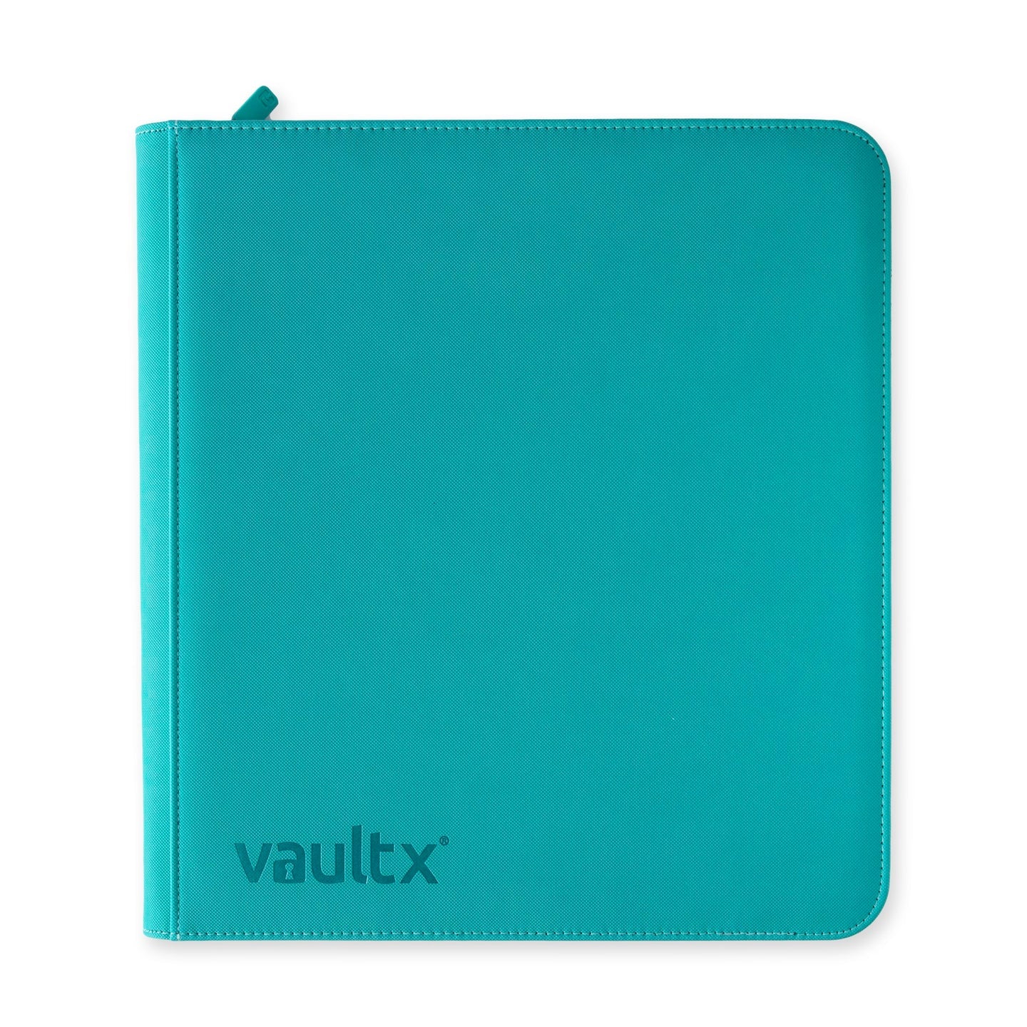 VaultX Exo-Tec Zip Binder - 12 Pocket XL - Ocean Blue (Teal) - Loaded Dice