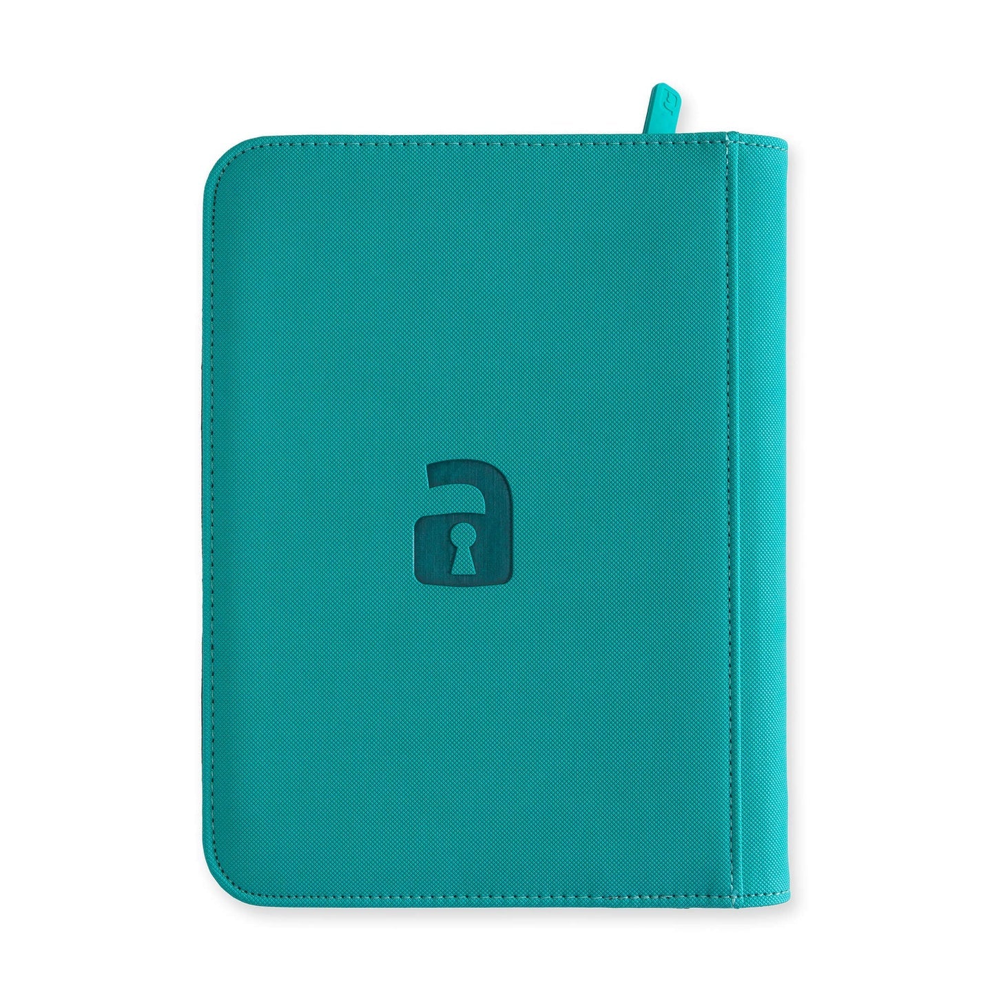 VaultX Exo-Tec Zip Binder - 4 Pocket - Ocean Blue (Teal)