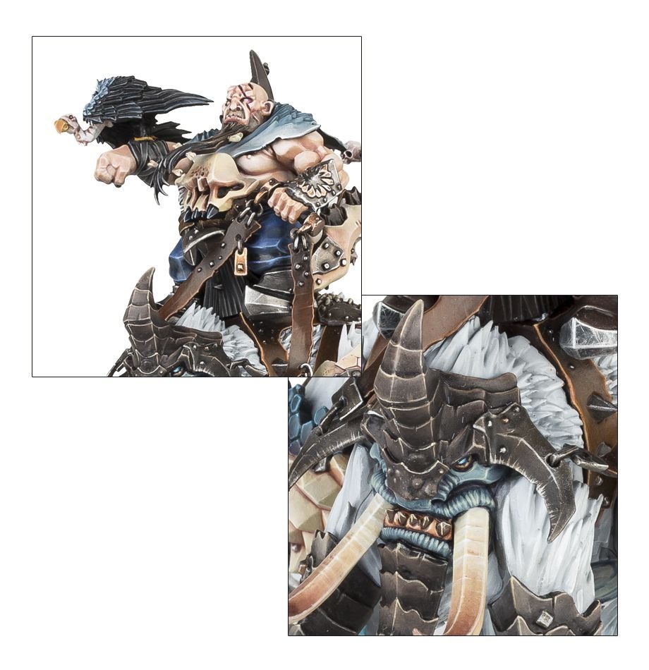 Ogor Mawtribes: Frostlord on Stonehorn - Loaded Dice