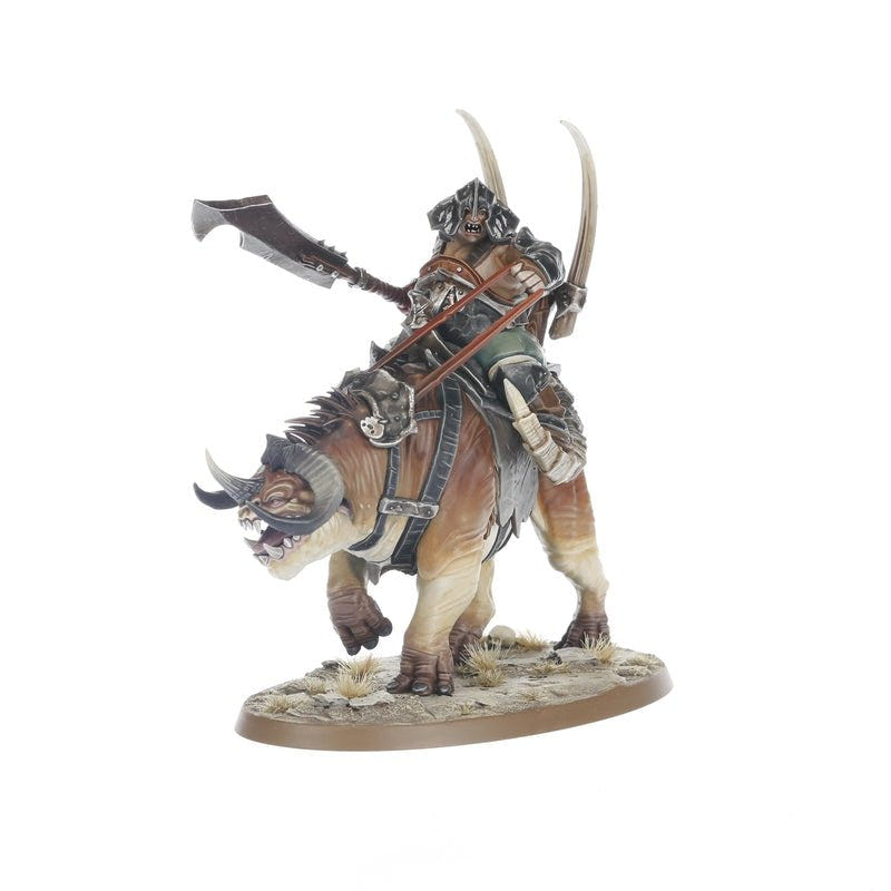 Ogor Mawtribes: Maulbeast Raiders painted miniature - Loaded Dice