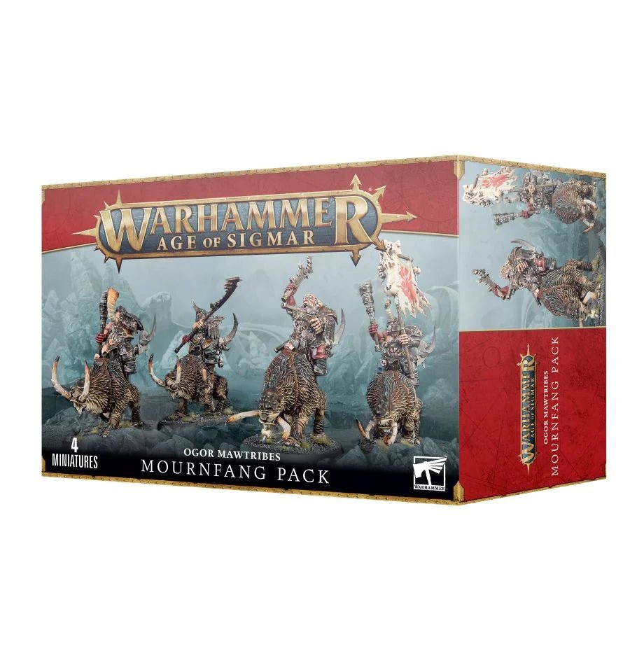 Age of Sigmar Ogor Mawtribes Mournfang Pack box from Games Workshop
