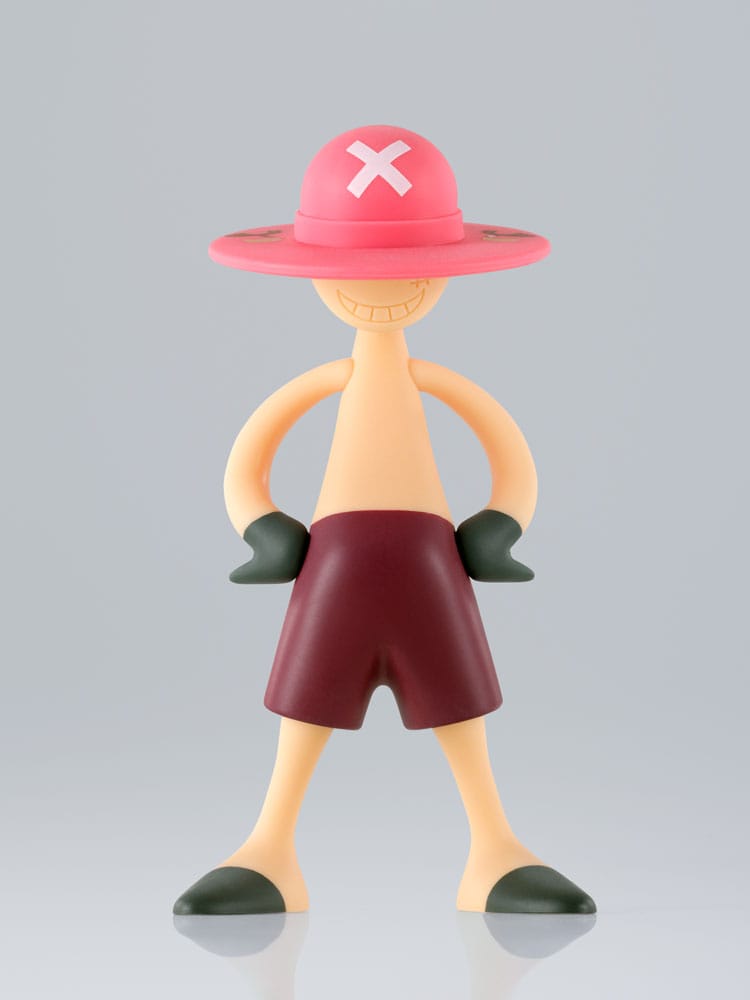 One Piece Figure Archive of Adventure Vol. 2, figure in pink Chopper-style hat and maroon shorts