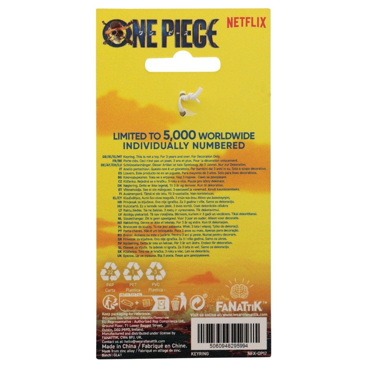 One Piece News Coo Keyring - Loaded Dice