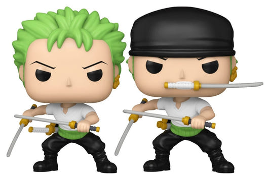 One Piece POP! Animation Vinyl Figures Zoro (Refresh) 9 cm – Sealed Case of 6 (with Chase chance)