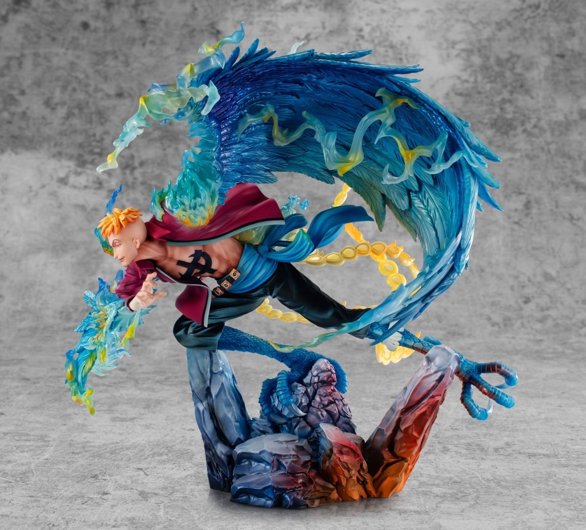One Piece P.O.P MAS Maximum PVC Statue Marco the Phoenix Leader of 1st group of Whitebeard Pirates 32 cm - Loaded Dice