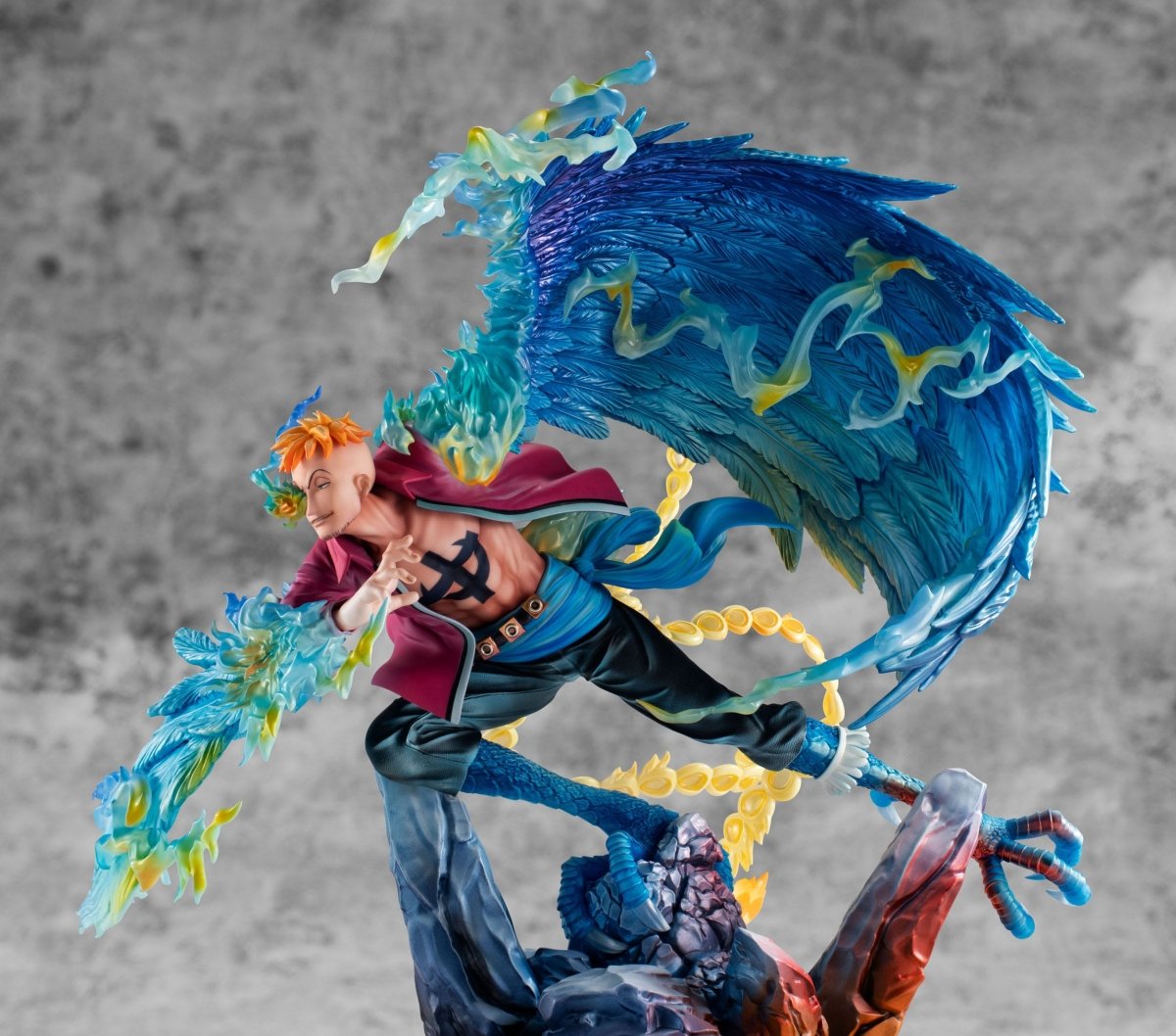 One Piece P.O.P MAS Maximum PVC Statue Marco the Phoenix Leader of 1st group of Whitebeard Pirates 32 cm - Loaded Dice