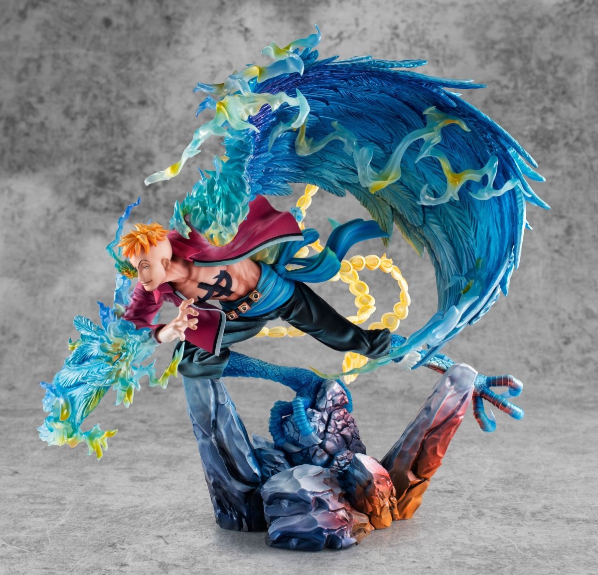 One Piece P.O.P MAS Maximum PVC Statue Marco the Phoenix Leader of 1st group of Whitebeard Pirates 32 cm - Loaded Dice