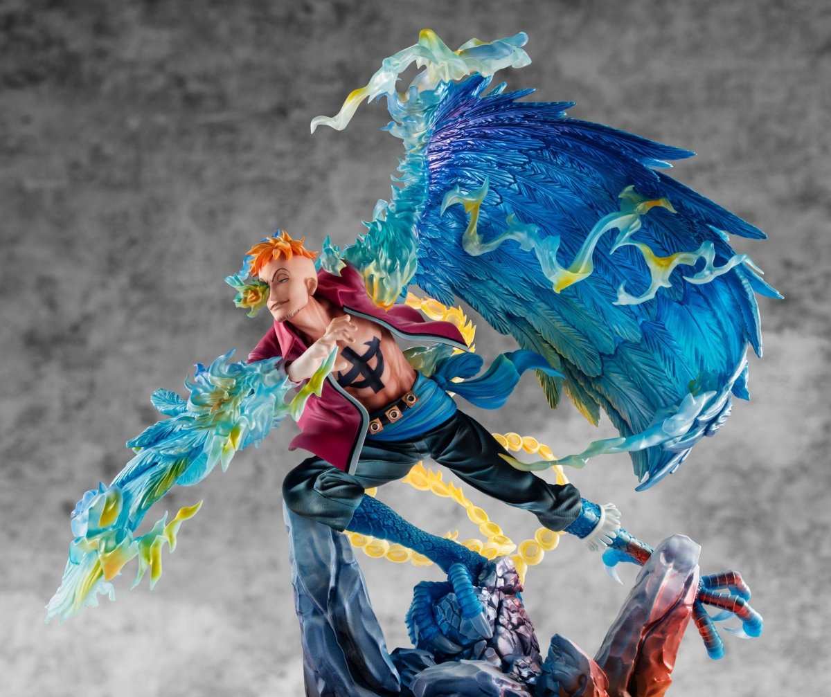 One Piece P.O.P MAS Maximum PVC Statue Marco the Phoenix Leader of 1st group of Whitebeard Pirates 32 cm - Loaded Dice