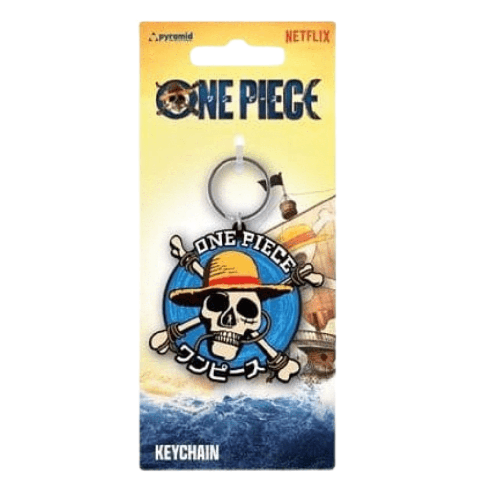 One Piece PVC Keychain Live Action Straw Hat Crew Icon