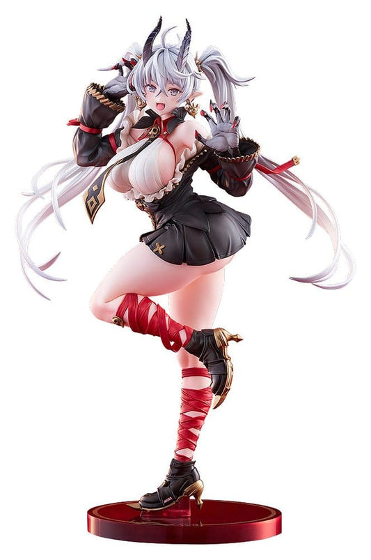 Good Smile Company 1/7 Vell figure by toridamono with horns and silver twintails, front view