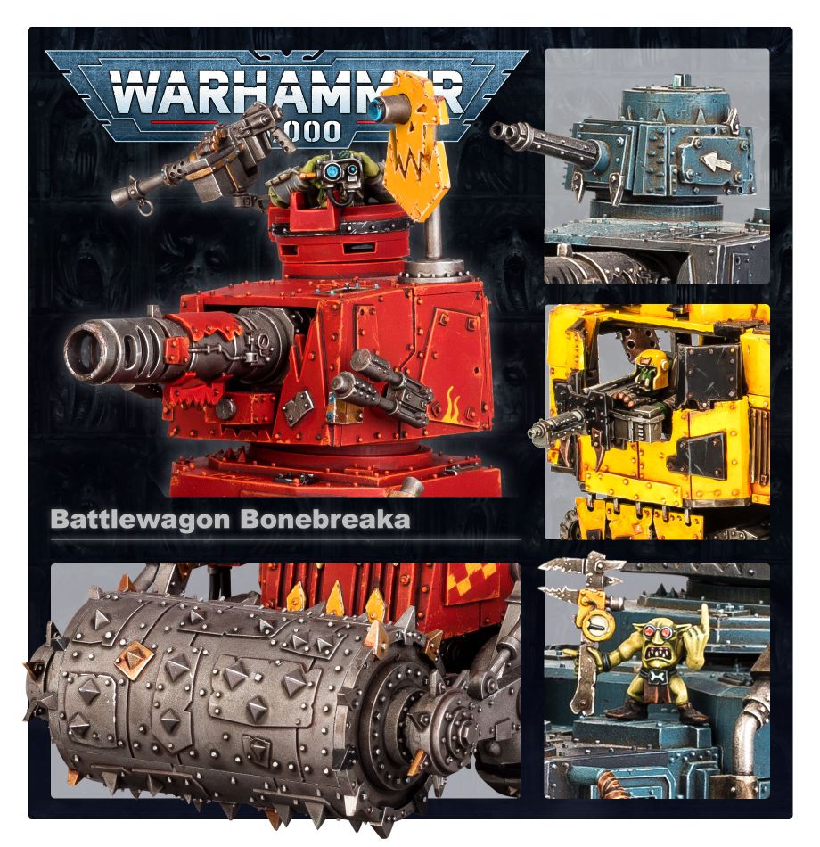 Orks: Battlewagon model detail - Loaded Dice