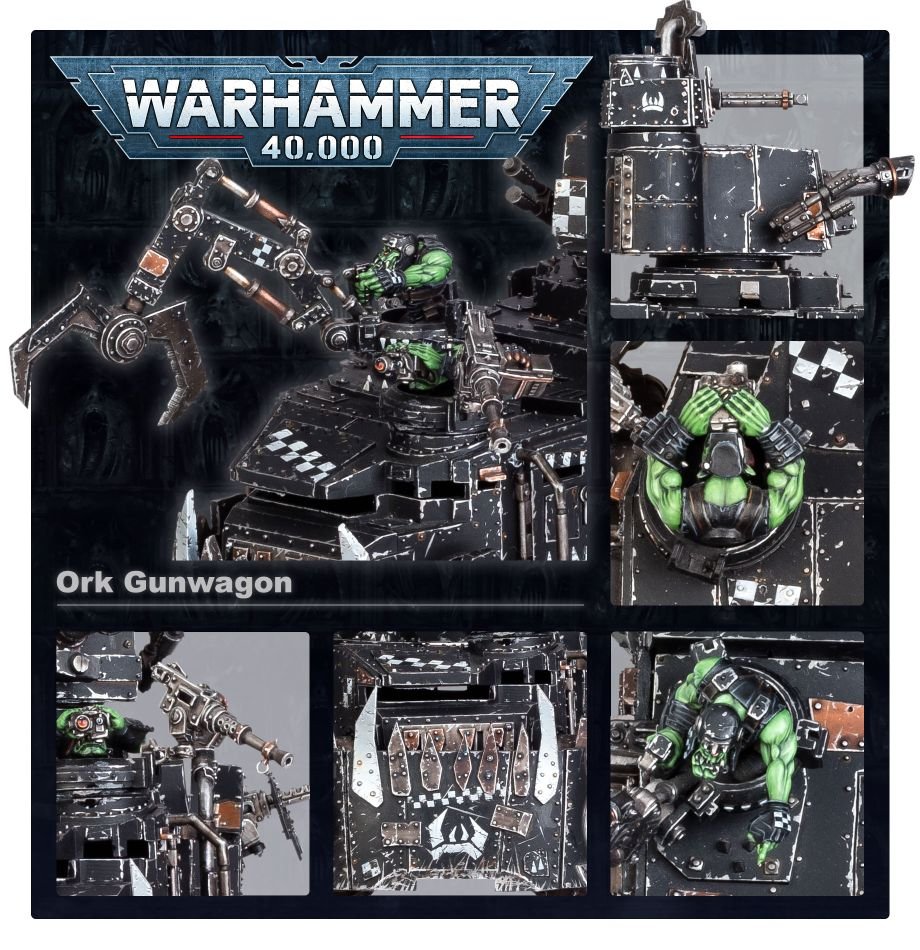 Orks: Battlewagon model detail - Loaded Dice