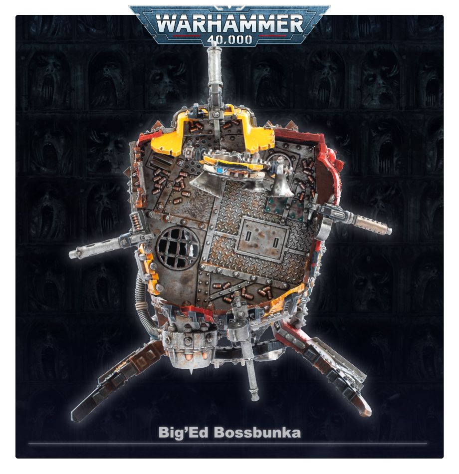 Orks: Big 'Ed Bossbunka model detail - Loaded Dice