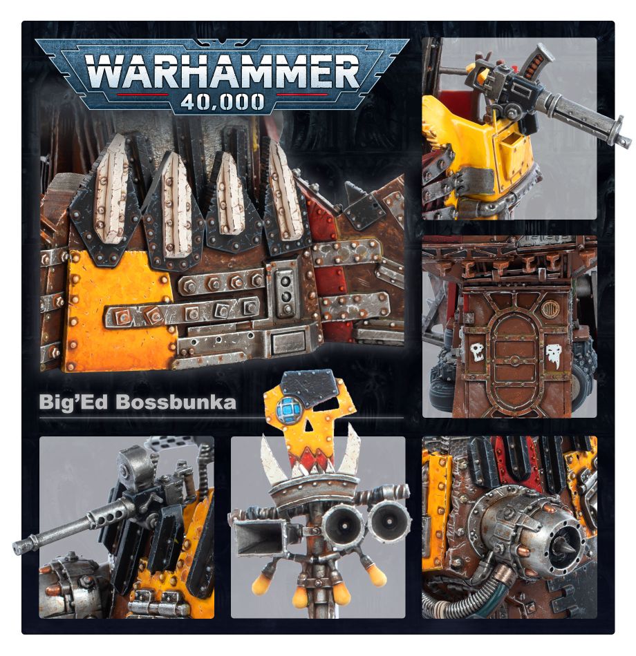 Orks: Big 'Ed Bossbunka model detail - Loaded Dice