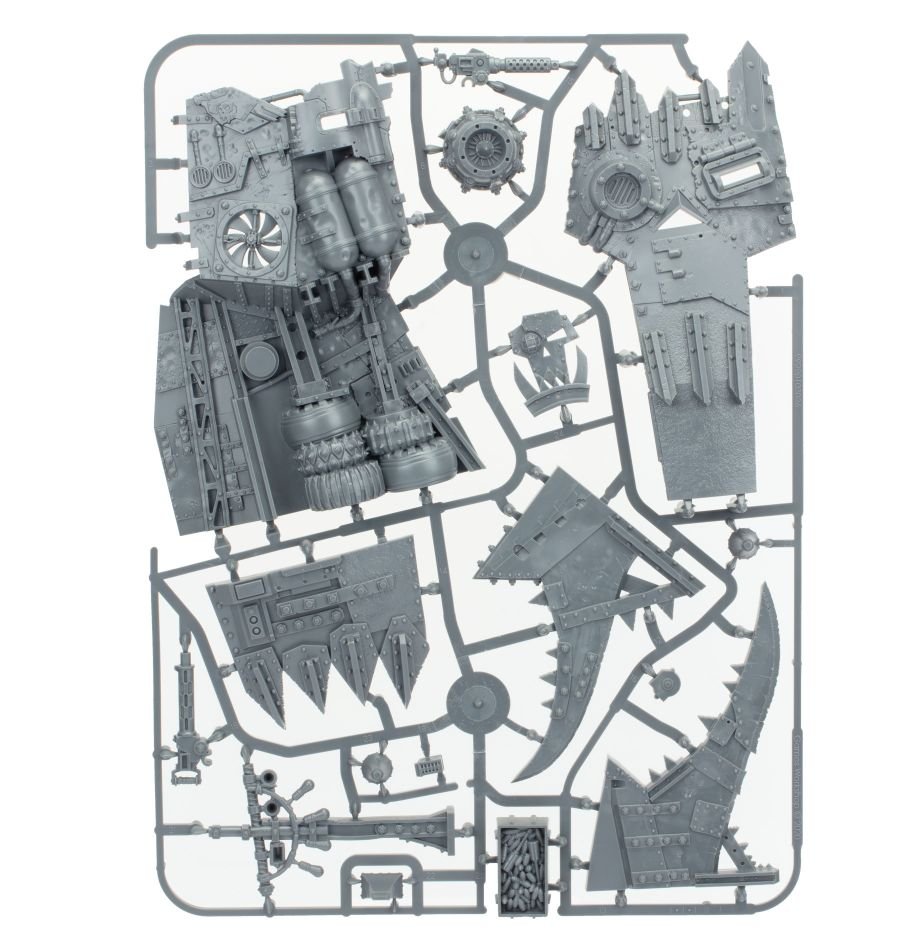 Orks: Big 'Ed Bossbunka sprue contents - Loaded Dice