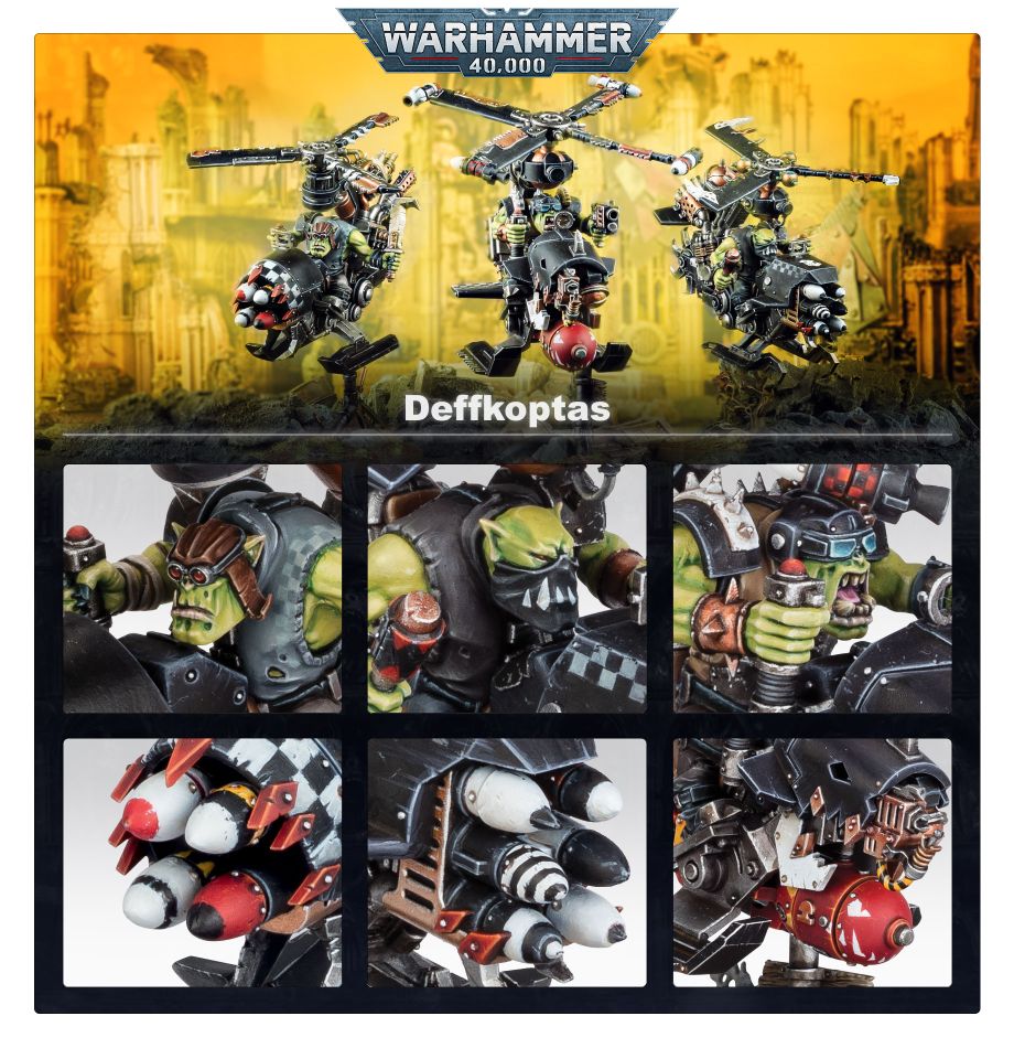 Orks: Deffkoptas model detail - Loaded Dice