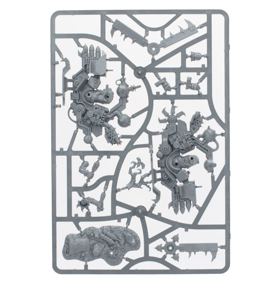 Orks: Deffkoptas sprue contents - Loaded Dice