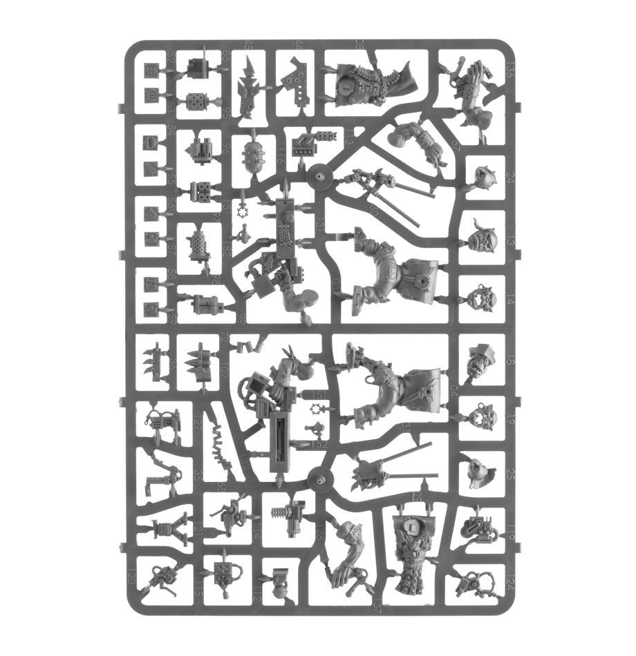 Orks: Flash Gitz sprue contents - Loaded Dice