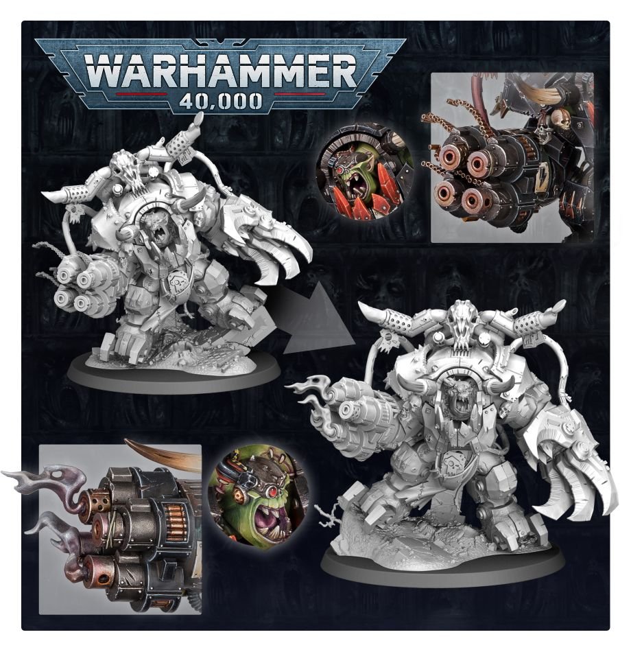 Orks: Ghazghkull Thraka model detail - Loaded Dice