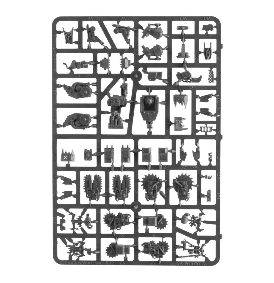 Orks: Meganobz sprue contents - Loaded Dice