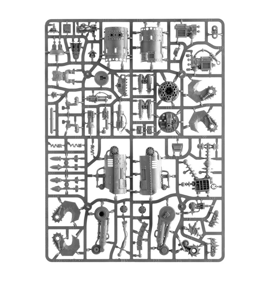 Orks: Morkanaut sprue contents - Loaded Dice