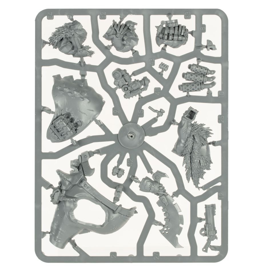 Orks: Mozrog Skragbad sprue contents - Loaded Dice