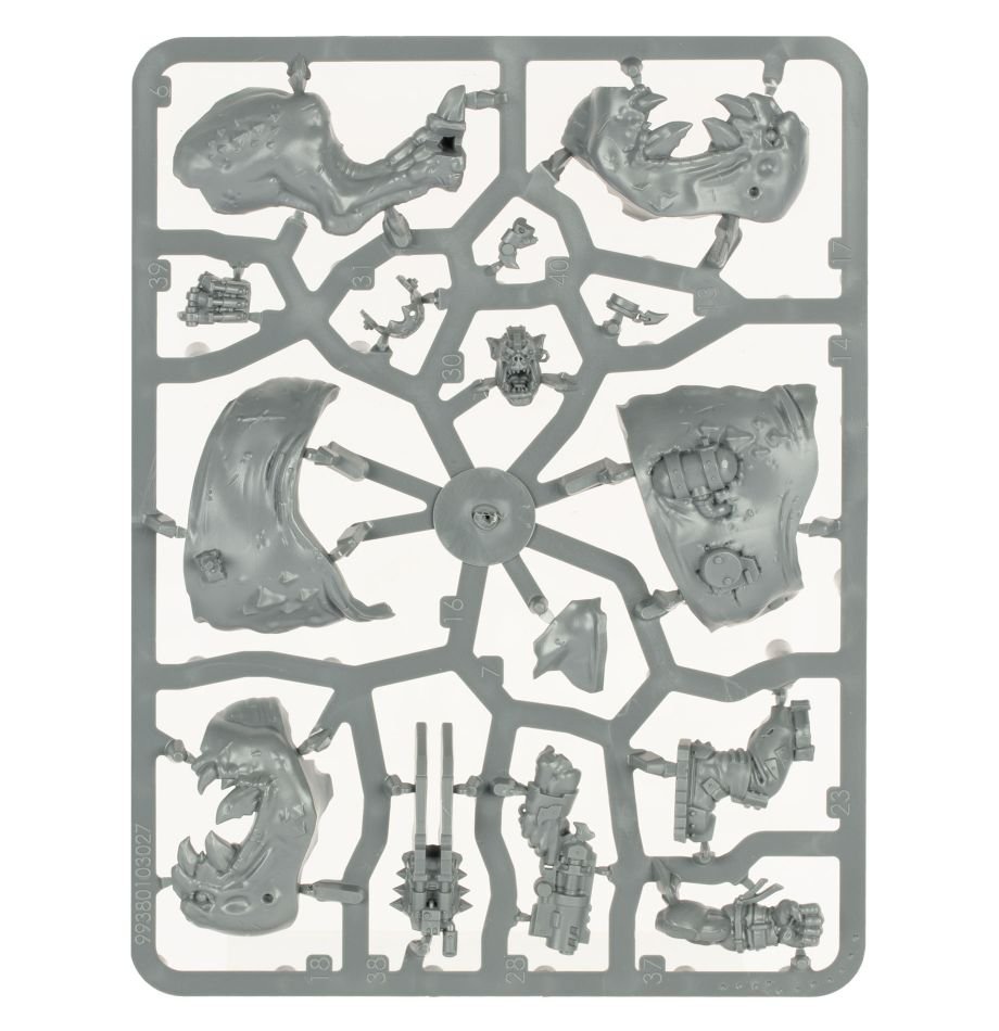 Orks: Mozrog Skragbad sprue contents - Loaded Dice