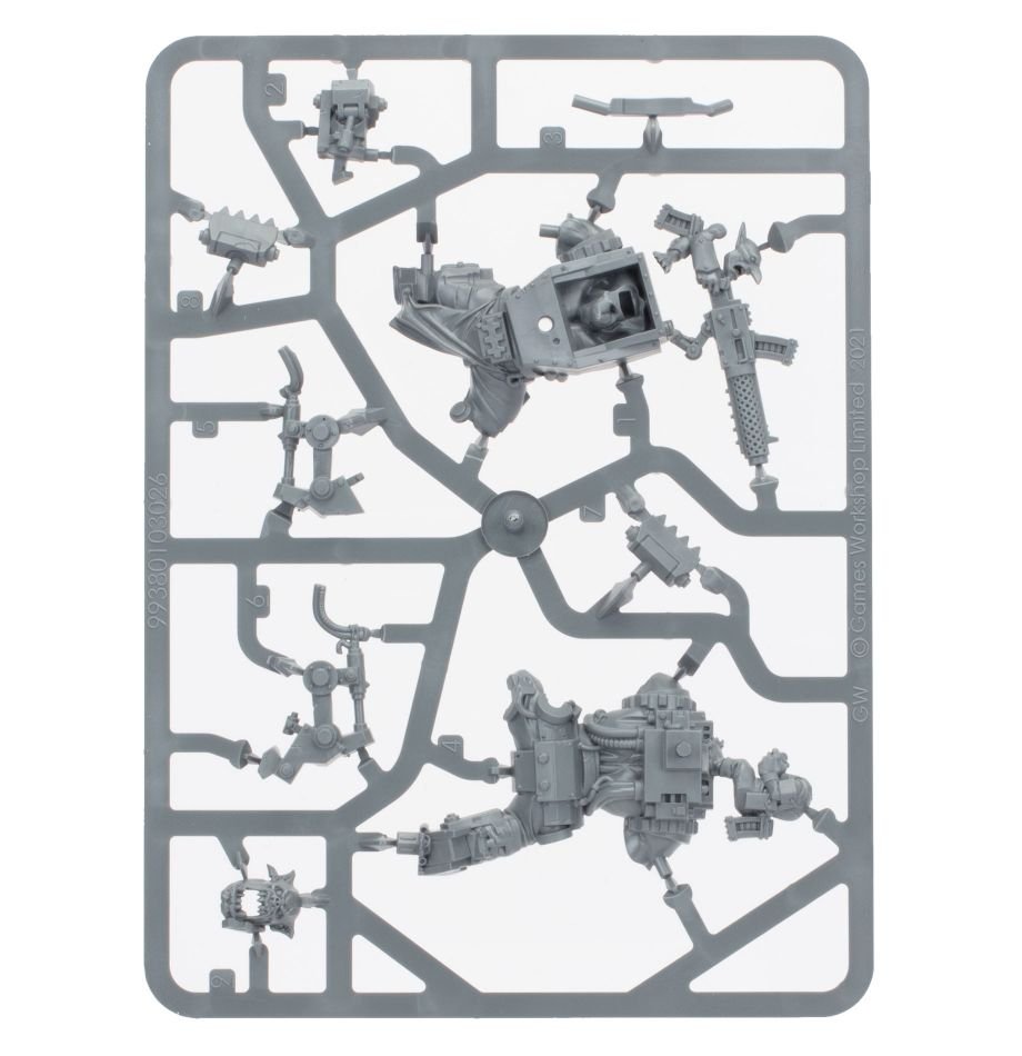 Orks: Ork Warboss in Mega Armour sprue contents - Loaded Dice