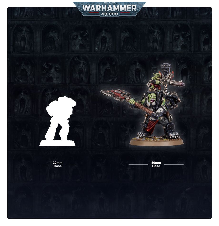 Orks: Ork Warboss in Mega Armour - Loaded Dice