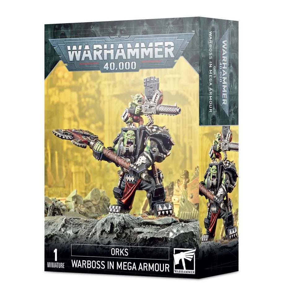 Orks: Ork Warboss in Mega Armour - Loaded Dice
