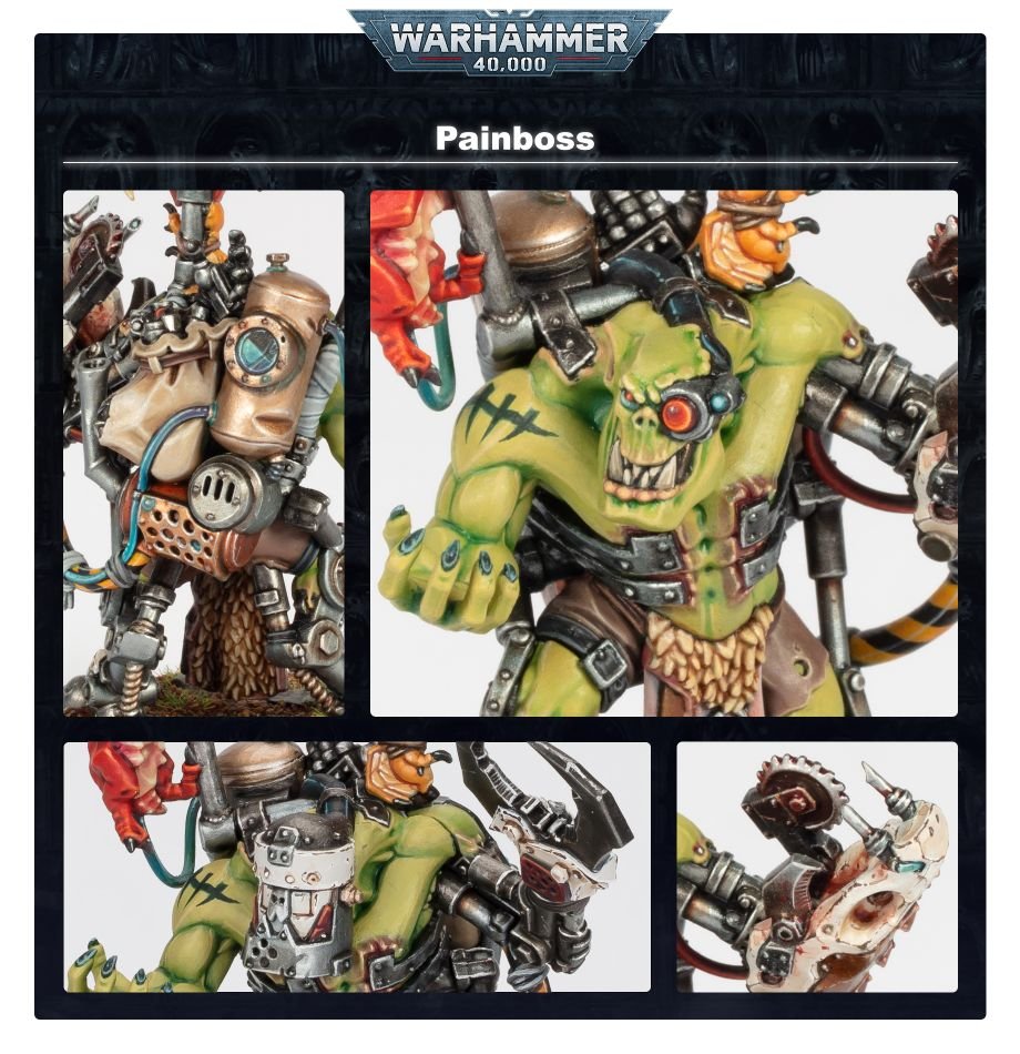 Orks: Painboss model detail - Loaded Dice
