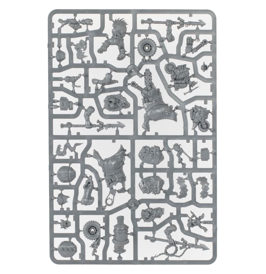 Orks: Squighog Boyz sprue contents - Loaded Dice