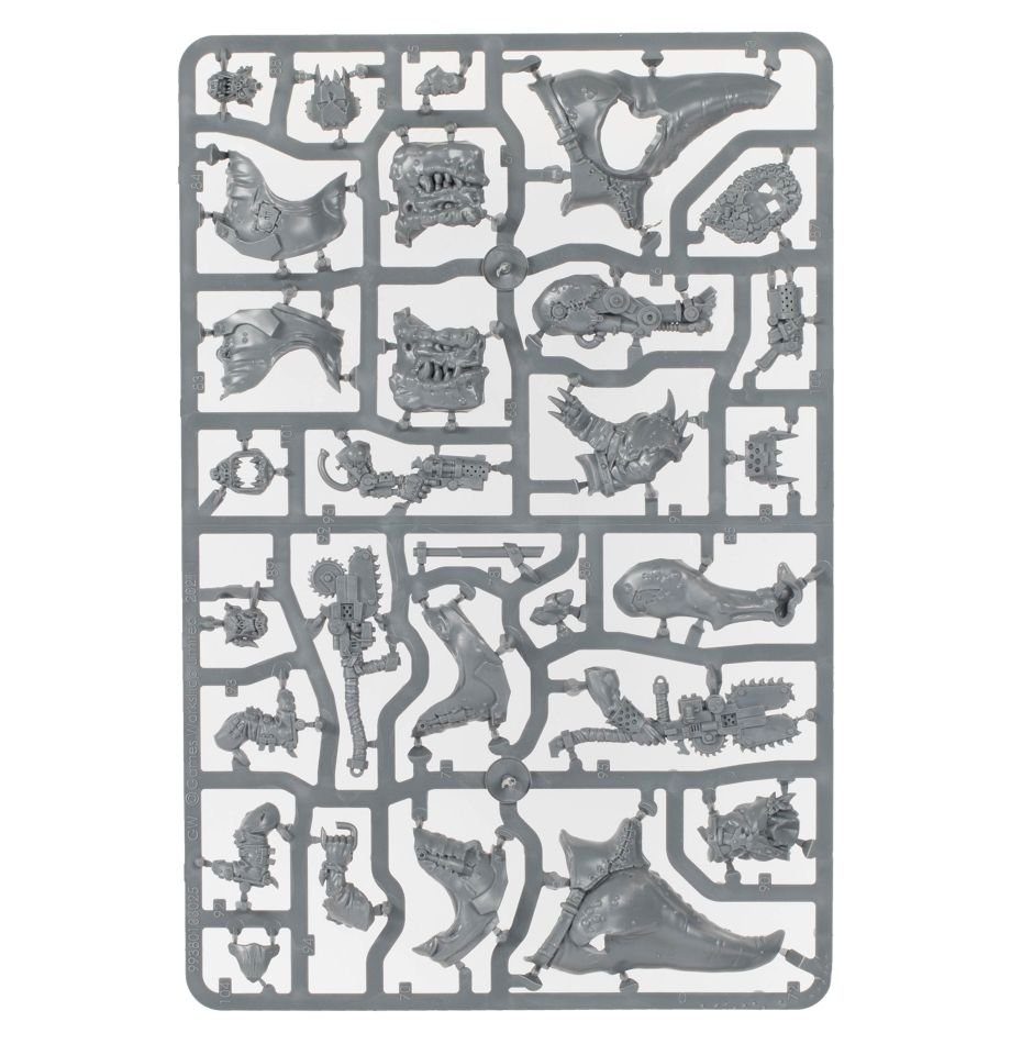 Orks: Squighog Boyz sprue contents - Loaded Dice