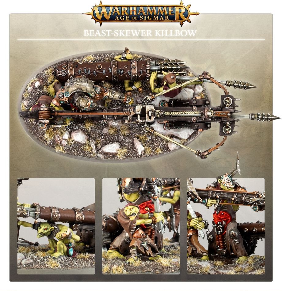 Orruk Warclans: Beast-Skewer Killbow model detail - Loaded Dice