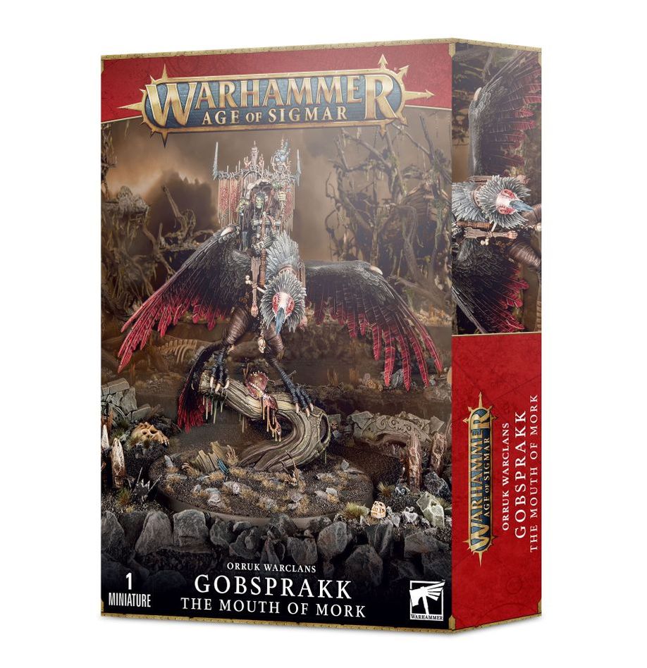 Warhammer Age of Sigmar Orruk Warclans Gobsprakk The Mouth of Mork box front, Games Workshop