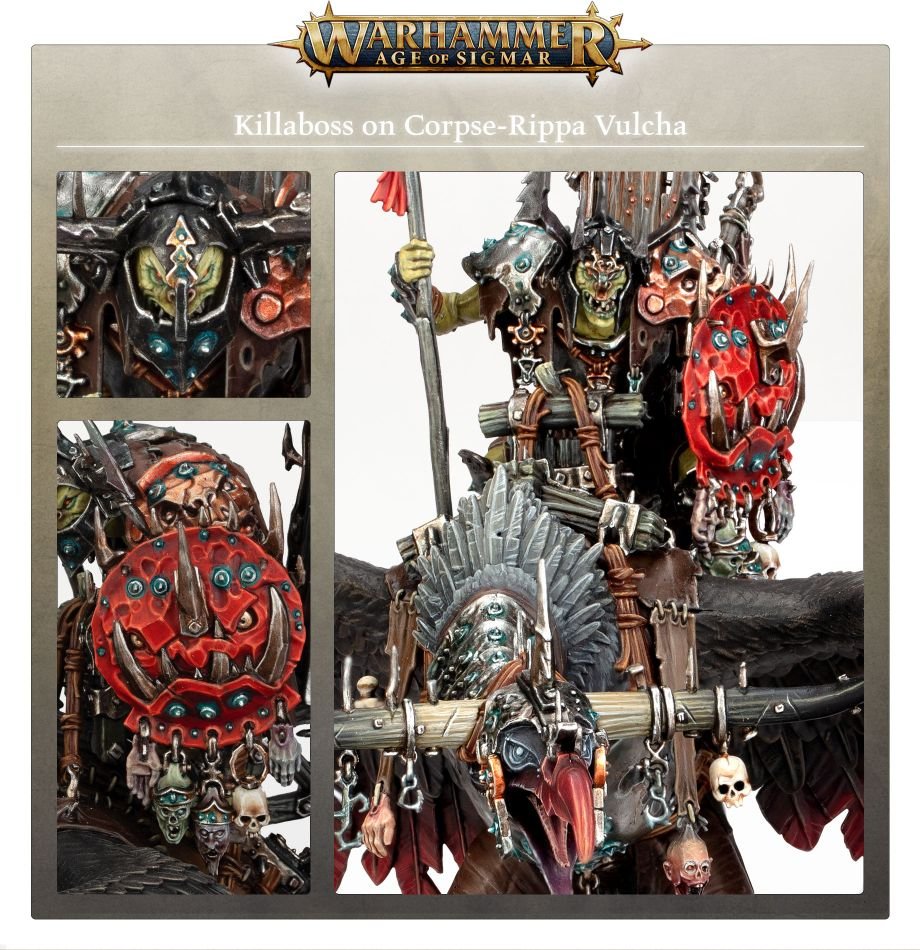 Orruk Warclans: Gobsprakk The Mouth of Mork model detail - Loaded Dice
