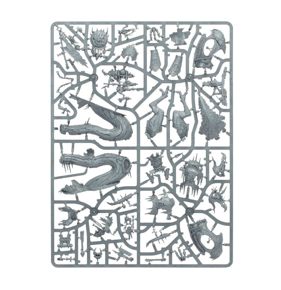 Orruk Warclans: Gobsprakk The Mouth of Mork sprue contents - Loaded Dice