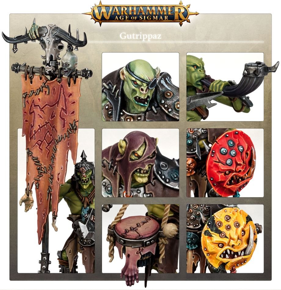 Orruk Warclans: Gutrippaz model detail - Loaded Dice