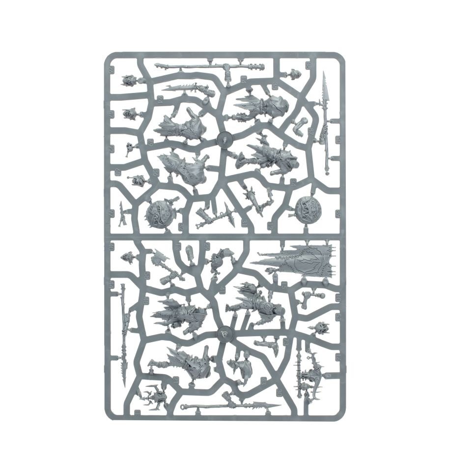 Orruk Warclans: Gutrippaz sprue contents - Loaded Dice