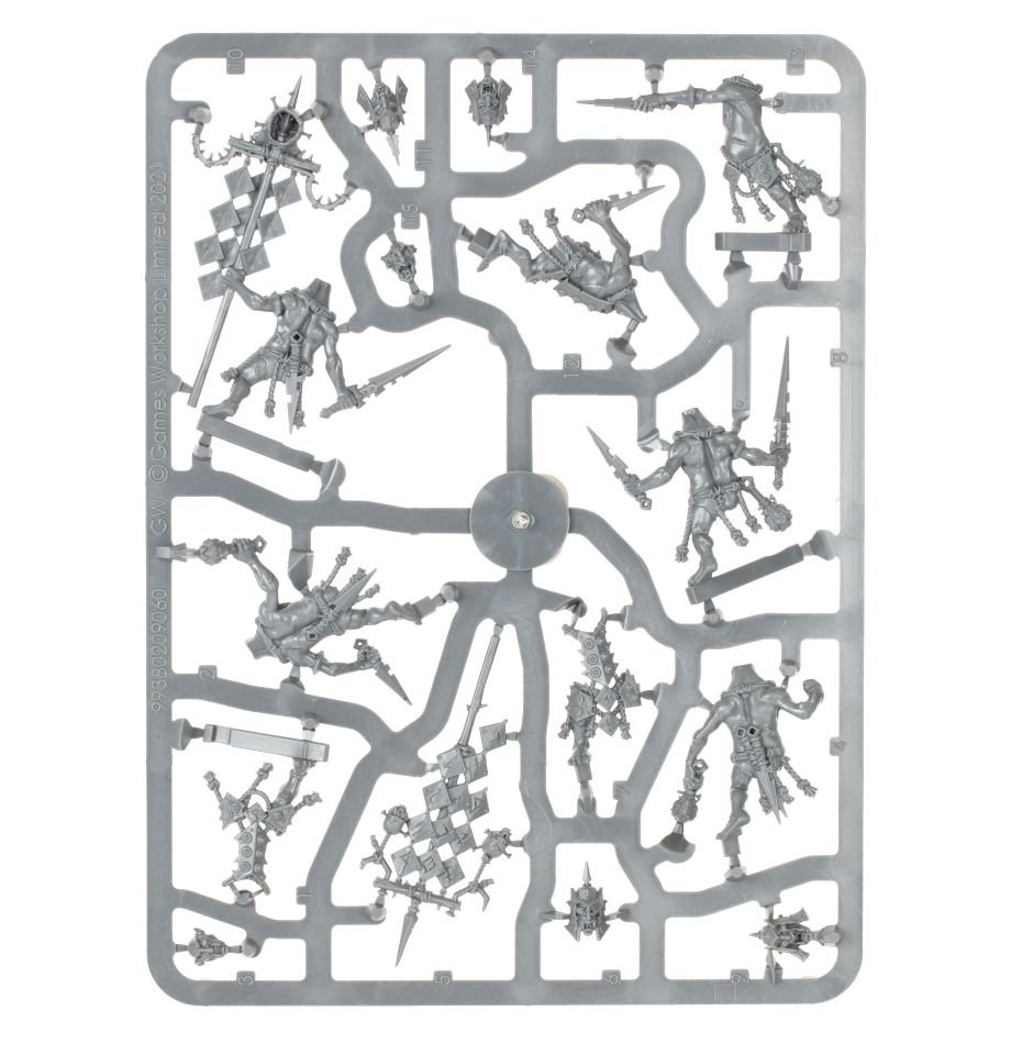 Orruk Warclans: Hobgrot Slittas sprue contents - Loaded Dice