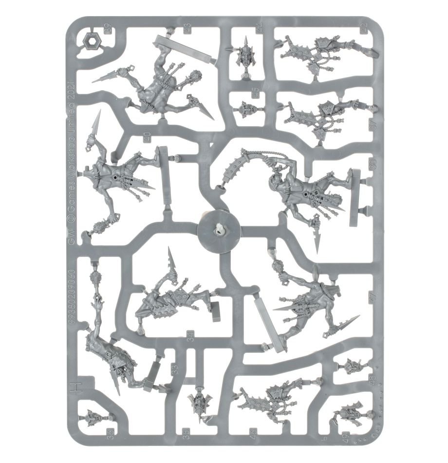Orruk Warclans: Hobgrot Slittas sprue contents - Loaded Dice