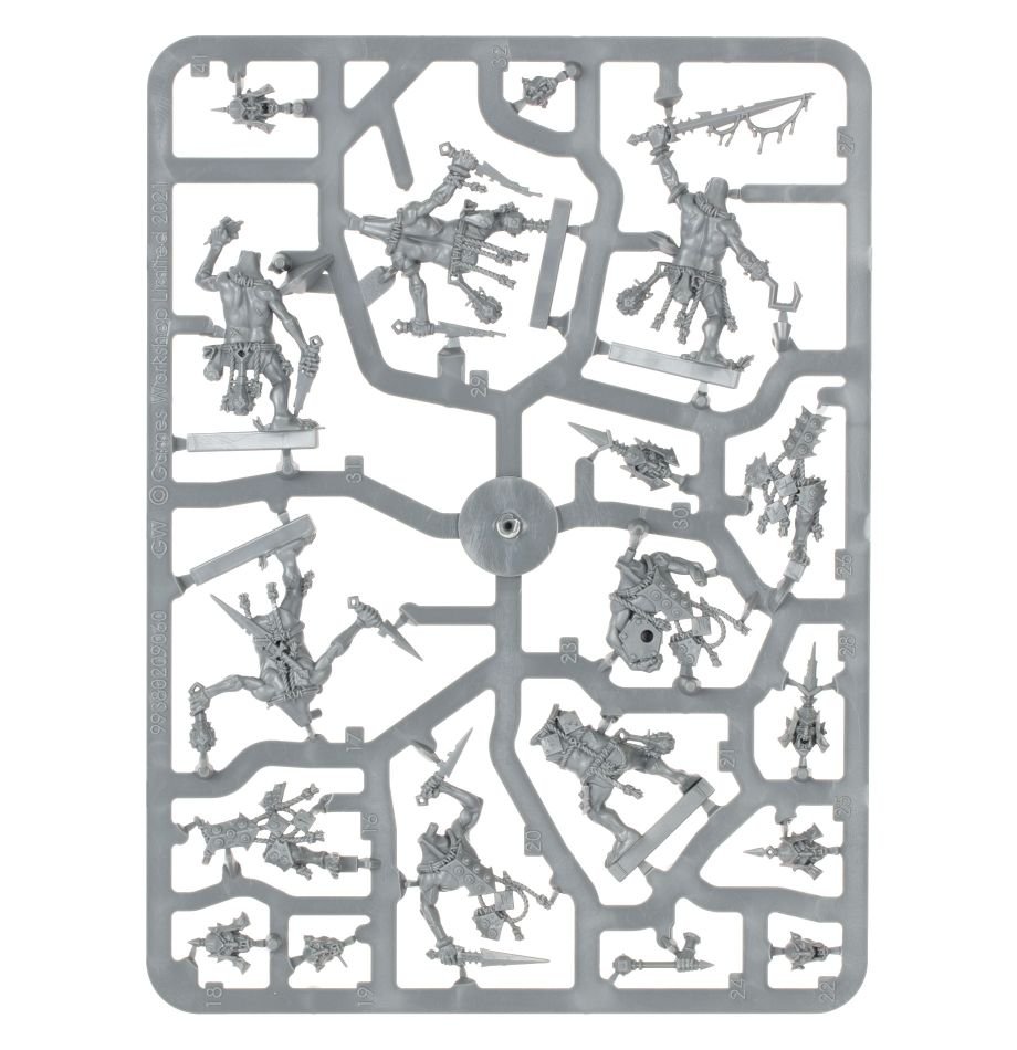 Orruk Warclans: Hobgrot Slittas sprue contents - Loaded Dice