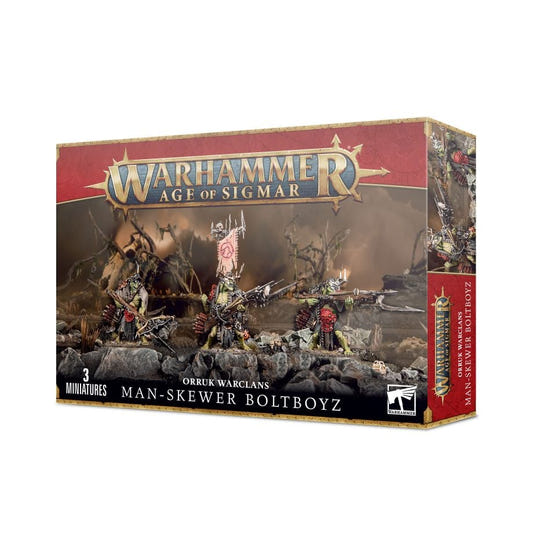 Orruk Warclans Man-Skewer Boltboyz - Loaded Dice